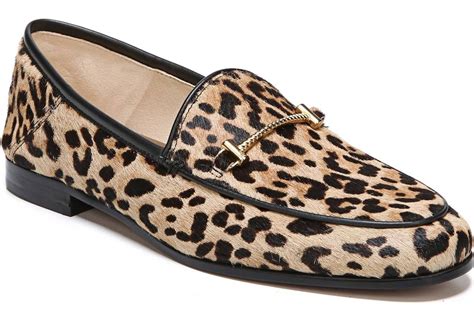 leopard loafers womens